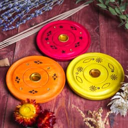 Подставка под благовония «Яркие цвета», 10×10×1 см, МИКС