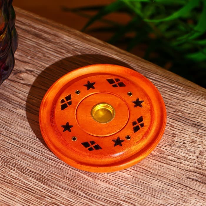 Подставка под благовония «Яркие цвета», 10×10×1 см, МИКС