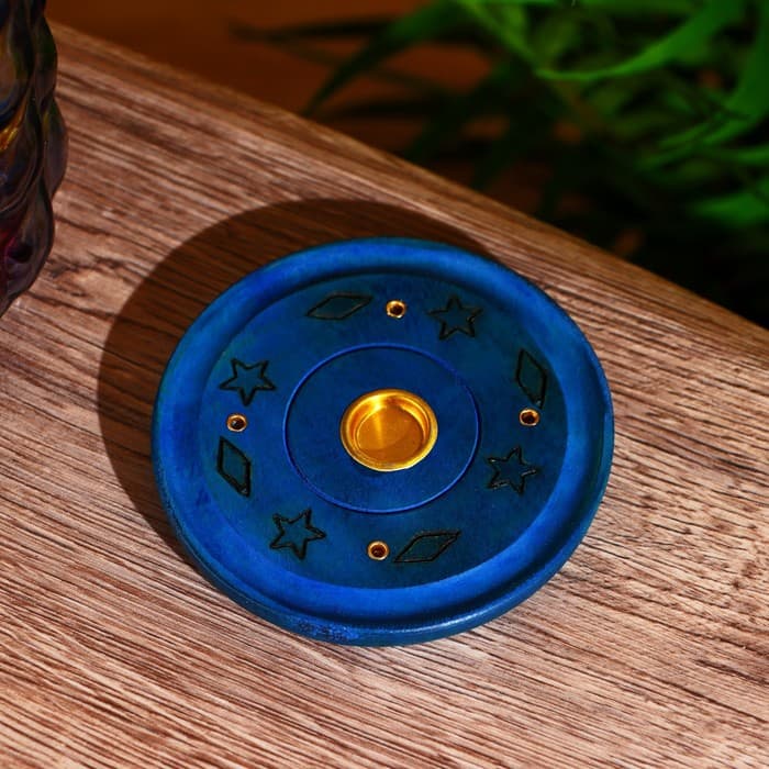 Подставка под благовония «Яркие цвета», 10×10×1 см, МИКС