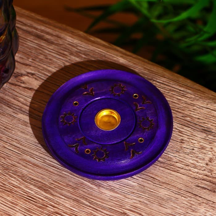 Подставка под благовония «Яркие цвета», 10×10×1 см, МИКС