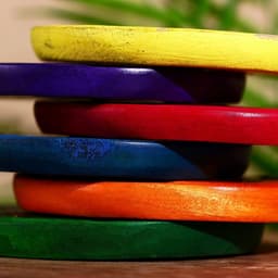 Подставка под благовония «Яркие цвета», 10×10×1 см, МИКС