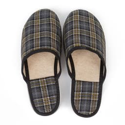 Тапочки детские, цвет серый/коричневый, размер 36