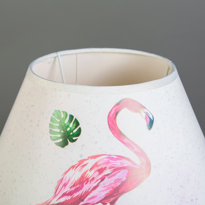 Лампа настольная керамика «Кактус» белый 1×40 Вт Е14 37×25×25 см RISALUX