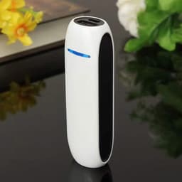 Внешний аккумулятор Luazon PB-07, 2200 мАч, USB, 1 А, провод в комплекте, бело-чёрный