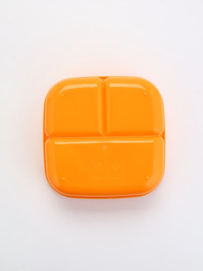 Ланч - бокс квадратный с секциями и ложкой «Кот», 400 мл