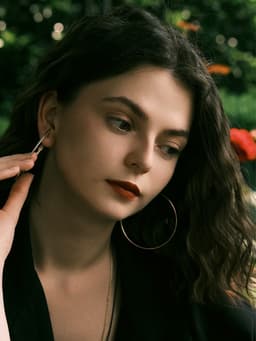 Серьги кольца QF «Классика», d=7 см, цвет золото