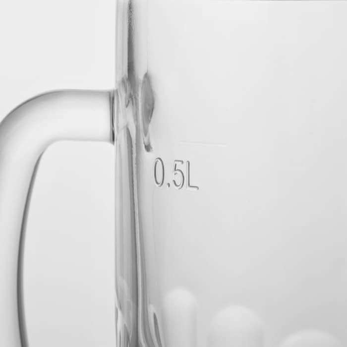 Пивная кружка «Пит», 500 мл, стекло, прозрачная