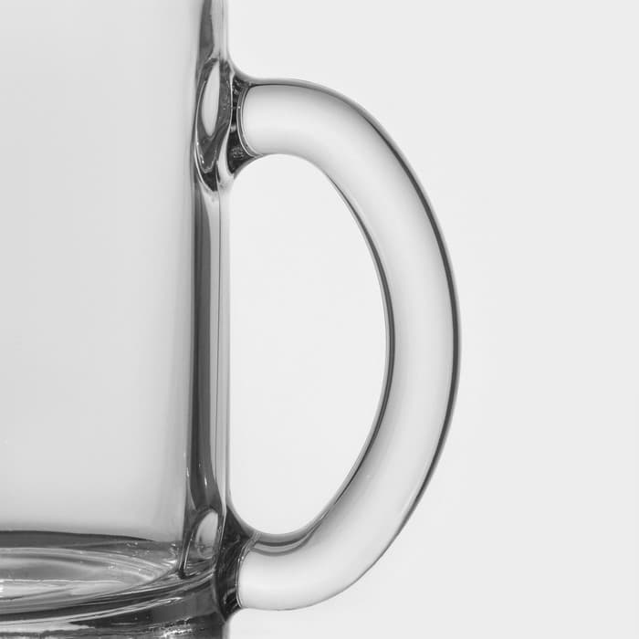 Кружка «Чайная», 350 мл, стекло, прозрачная