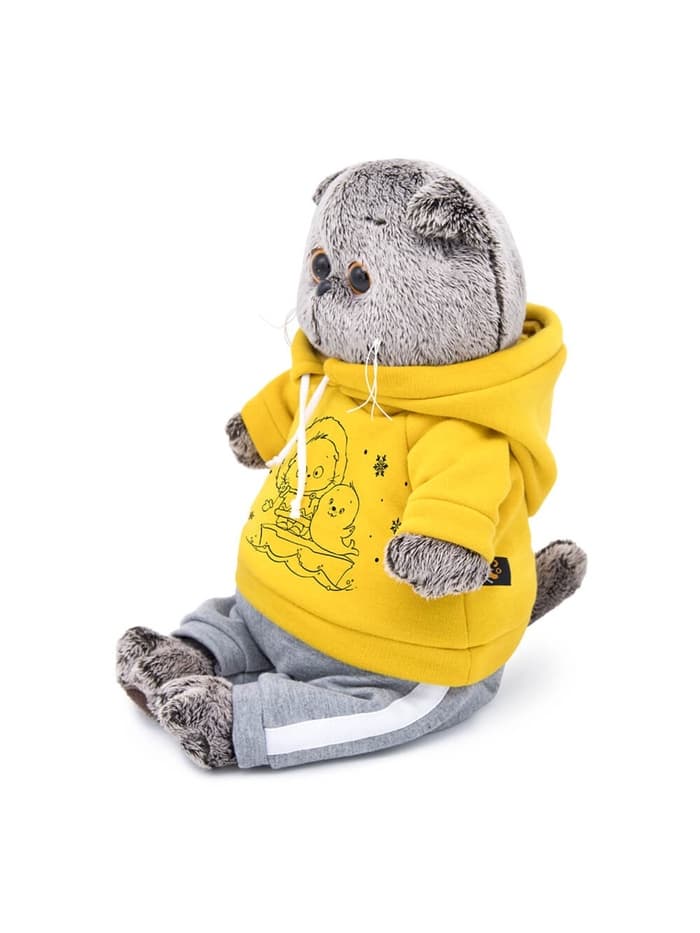 Мягкая игрушка «Басик» в спортивном костюме, 19 см