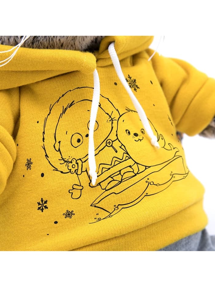 Мягкая игрушка «Басик» в спортивном костюме, 19 см