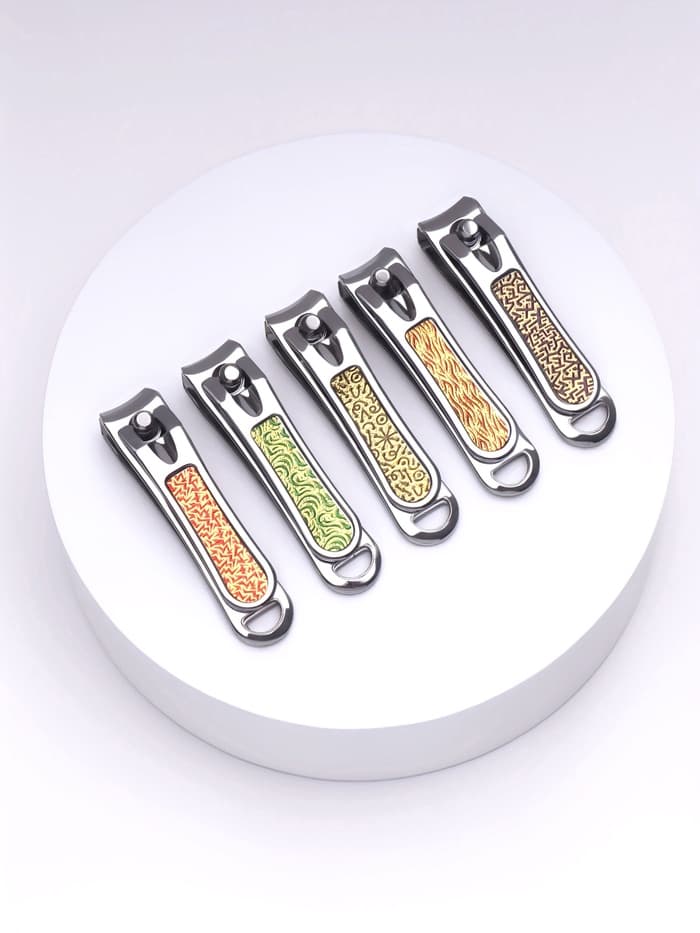 Кусачки книпсер маникюрные, с пилкой, 5 см, в коробке, МИКС