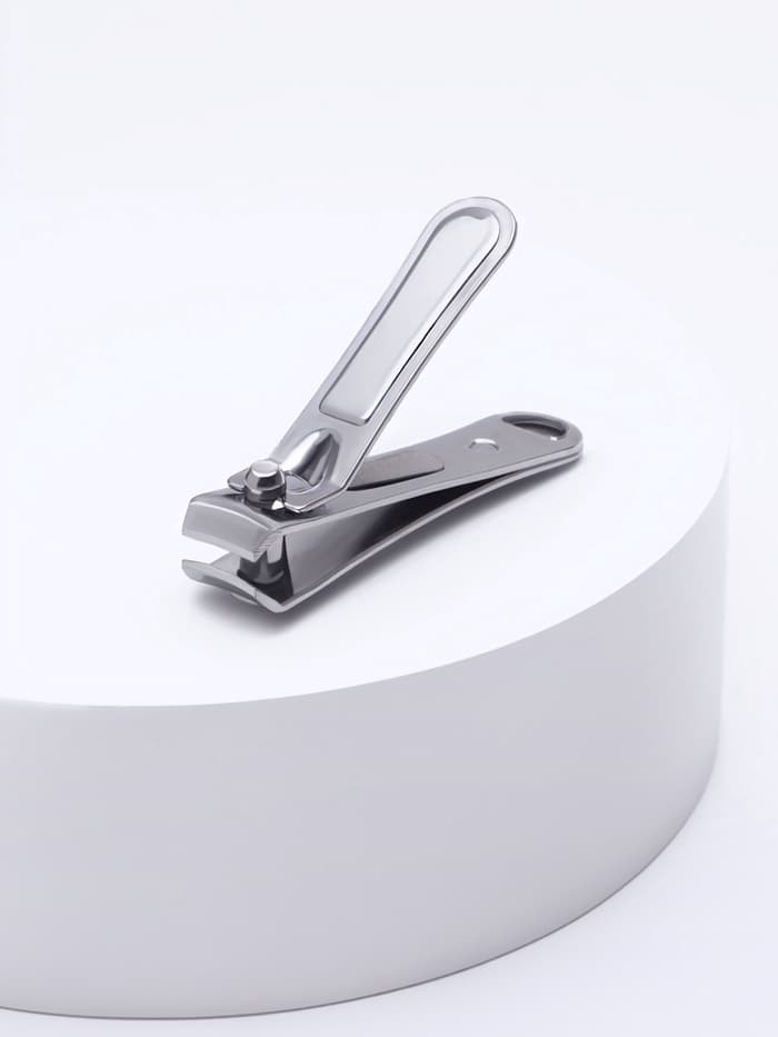 Кусачки книпсер маникюрные, с пилкой, 5 см, в коробке, МИКС