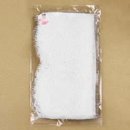 Кружево реснички, 90 мм, 9±0.5 м, в бобине 3 шт. по 3 м, айвори