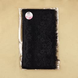 Кружево реснички, 90 мм, 9±0.5 м, в бобине 3 шт. по 3 м, чёрное