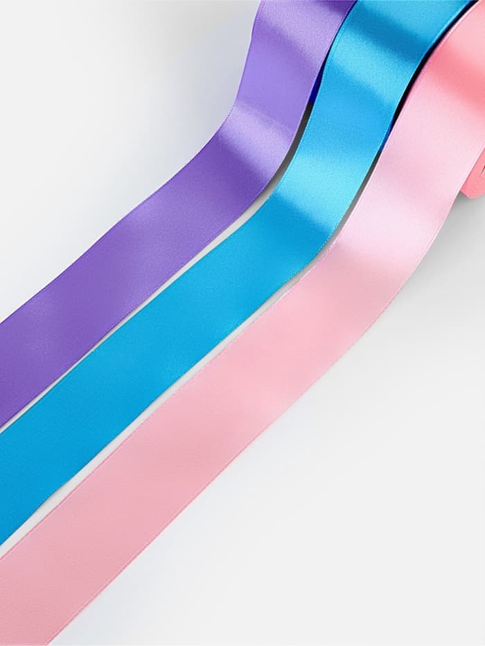 Атласная лента, набор 3 шт. «Ариэль», 40 мм, 23±1 м