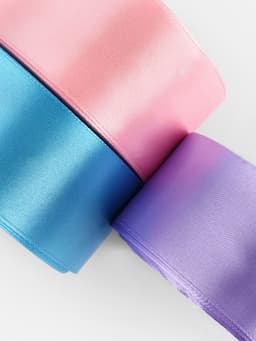 Атласная лента, набор 3 шт. «Ариэль», 40 мм, 23±1 м