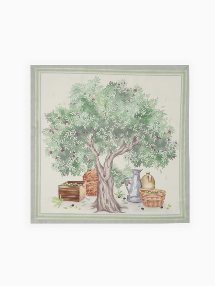 Кухонный набор «Этель» Olivia, скатерть 180×145 см ± 3 см, салфетки 40×40 см - 8 шт., 100% хлопок