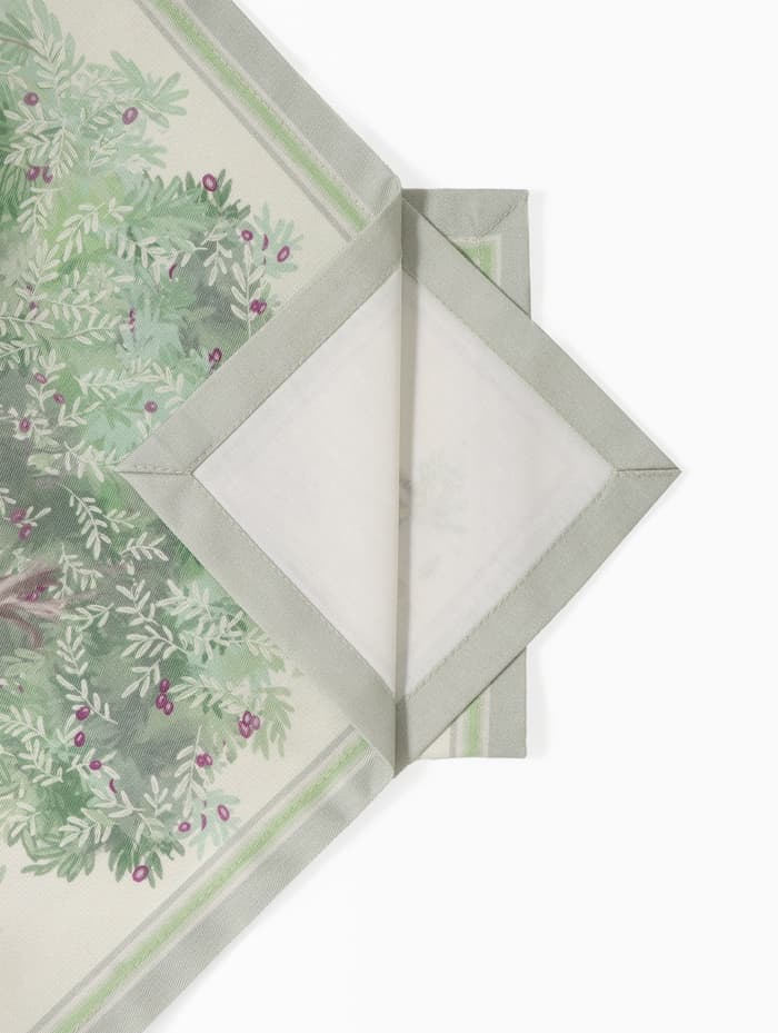 Кухонный набор «Этель» Olivia, скатерть 180×145 см ± 3 см, салфетки 40×40 см - 8 шт., 100% хлопок