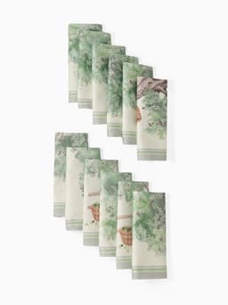 Кухонный набор «Этель» Olivia, скатерть 180×145 см ± 3 см, салфетки 40×40 см - 8 шт., 100% хлопок