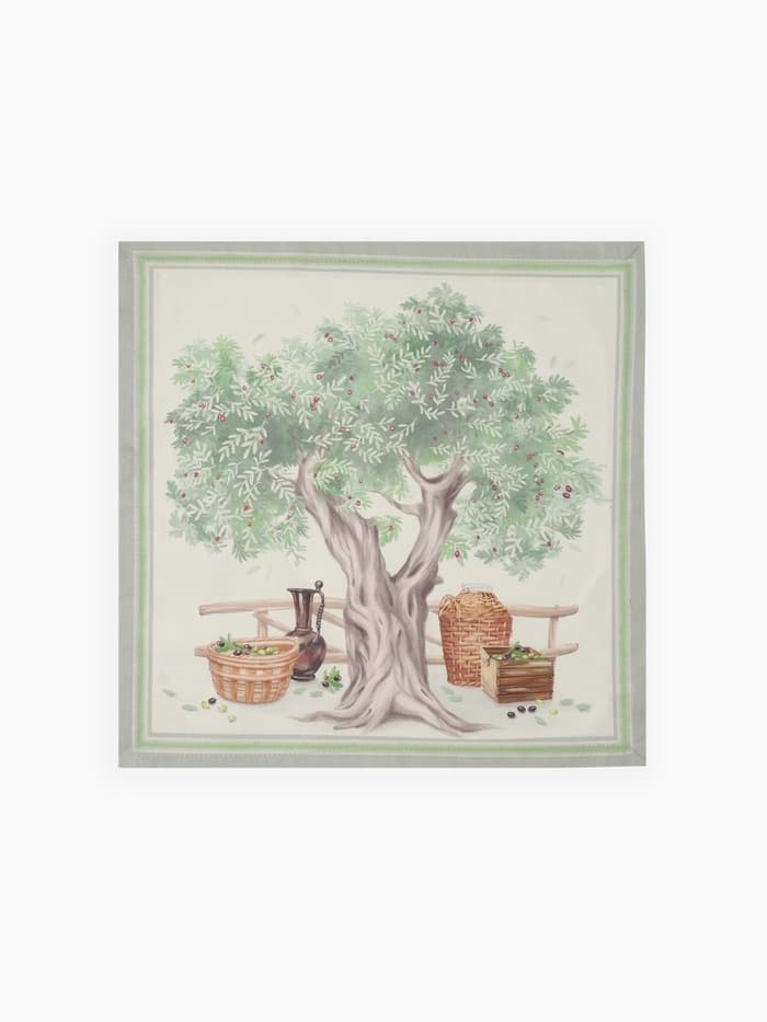 Кухонный набор «Этель» Olivia, скатерть 180×145 см ± 3 см, салфетки 40×40 см - 8 шт., 100% хлопок