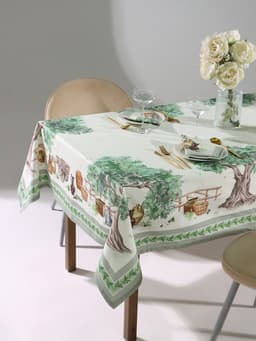 Кухонный набор «Этель» Olivia, скатерть 220×145 см ± 3 см, салфетки 40×40 см-12 шт., 100% хлопок