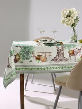 Кухонный набор «Этель» Olivia, скатерть 220×145 см ± 3 см, салфетки 40×40 см-12 шт., 100% хлопок