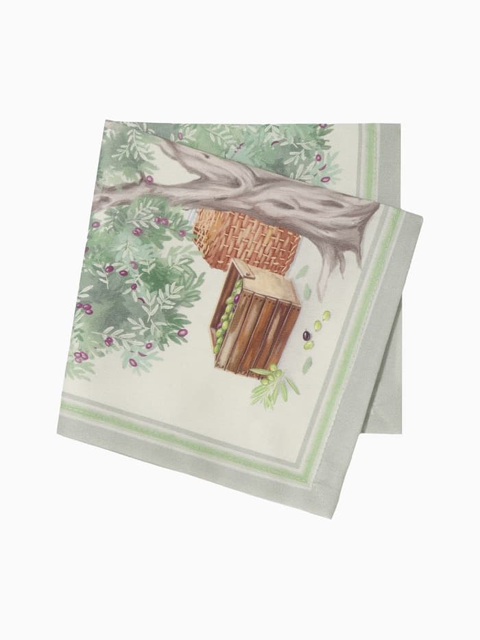 Кухонный набор «Этель» Olivia, скатерть 220×145 см ± 3 см, салфетки 40×40 см-12 шт., 100% хлопок