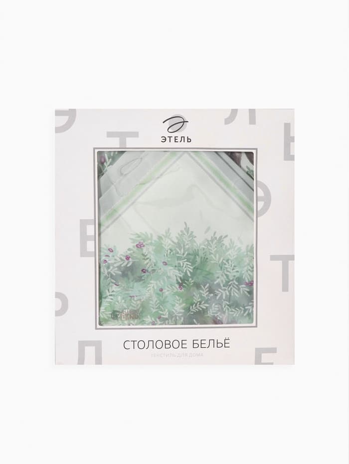 Кухонный набор «Этель» Olivia, скатерть 220×145 см ± 3 см, салфетки 40×40 см-12 шт., 100% хлопок