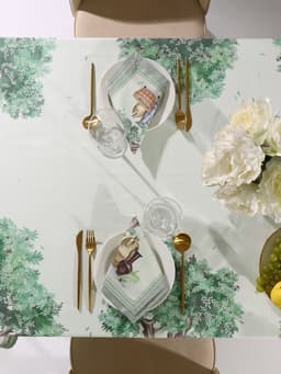Кухонный набор «Этель» Olivia, скатерть 220×145 см ± 3 см, салфетки 40×40 см-12 шт., 100% хлопок