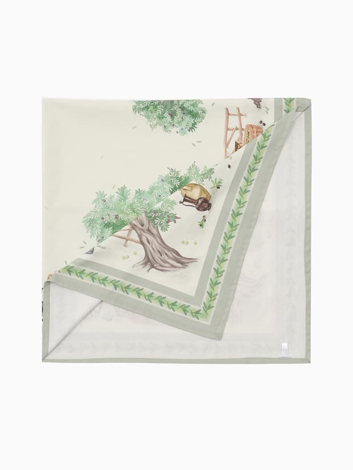 Кухонный набор «Этель» Olivia, скатерть 220×145 см ± 3 см, салфетки 40×40 см-12 шт., 100% хлопок