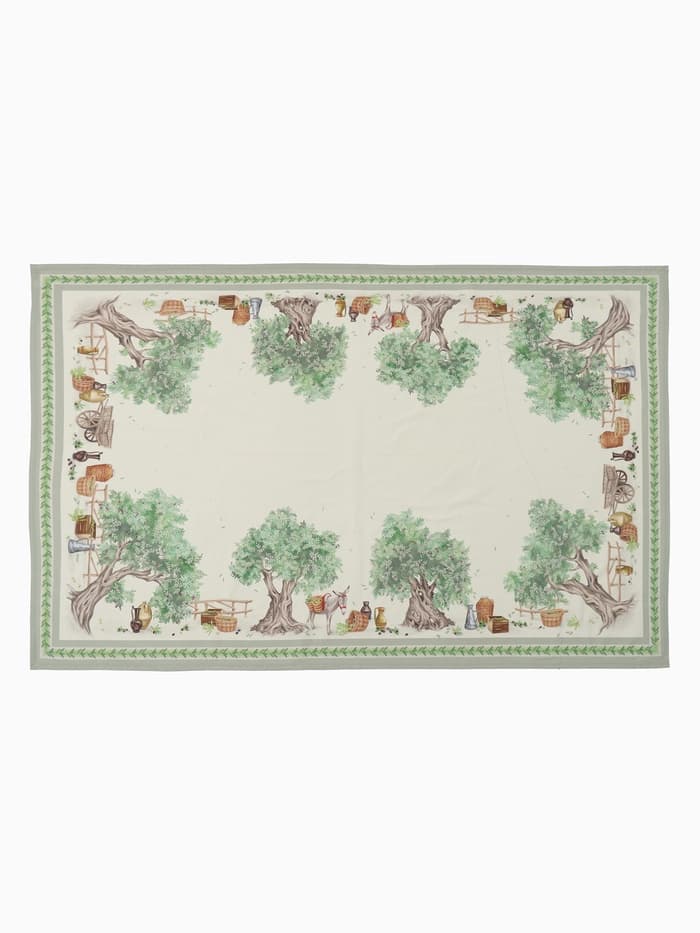 Кухонный набор «Этель» Olivia, скатерть 220×145 см ± 3 см, салфетки 40×40 см-12 шт., 100% хлопок