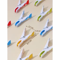 Прищепки для белья «Тюльпаны», 8.3×3.8×2.1 см, 12 шт., МИКС