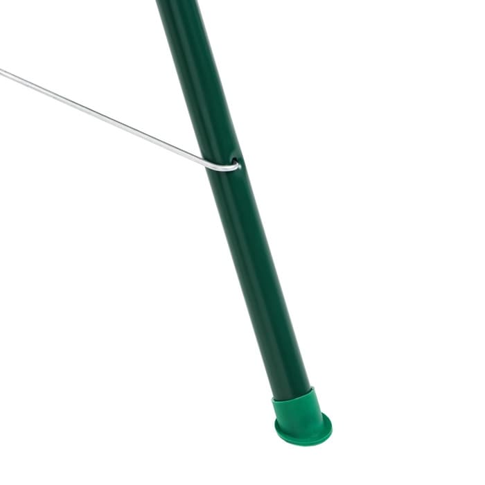 Качели садовые «Адлер», 175×120×150 см, металл, 2-местные, зелёные