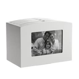 Фотоархив на 96 фото 10×15 см и 2 фоторамки 9×13 см «Раритет», дерево, белый,16.5×12×20.3 см