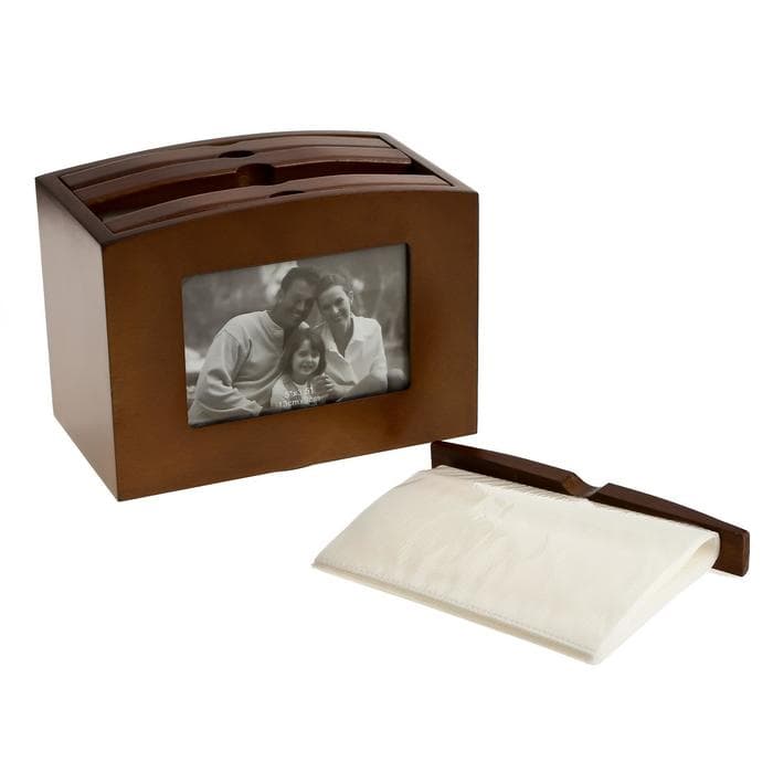 Фотоархив на 96 фото 10×15 см и 2 фоторамки 9×13 см «Раритет», дерево, 16.5×12×20.3 см