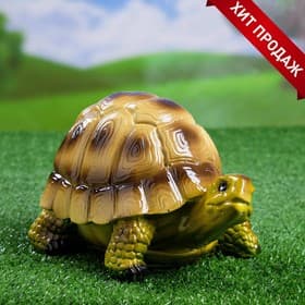Садовая фигура из гипса «Черепаха Пашка», 21×14×11.5 см, МИКС
