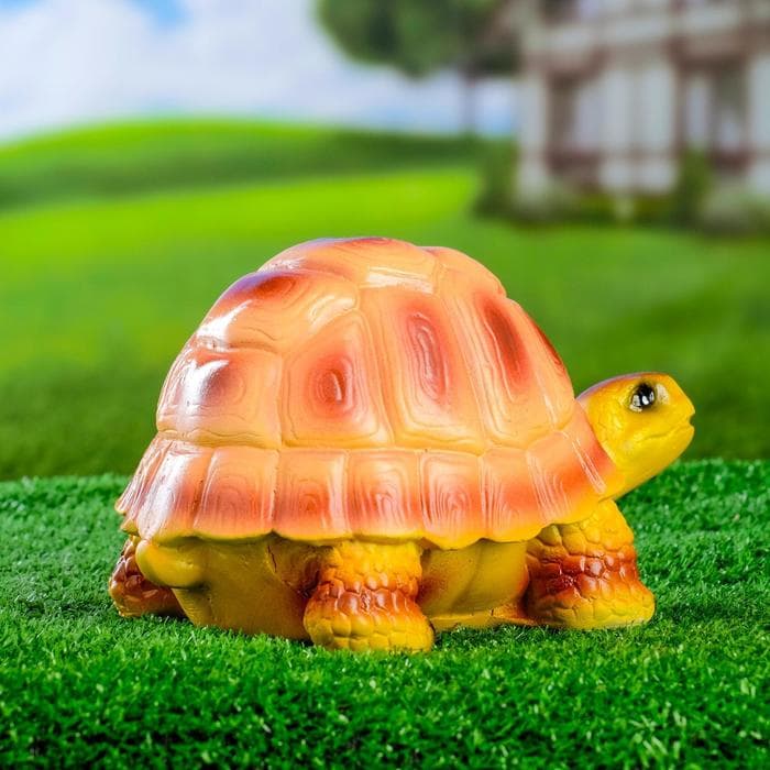 Садовая фигура из гипса «Черепаха Пашка», 21×14×11.5 см, МИКС