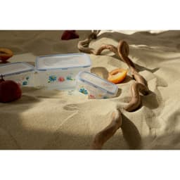 Набор контейнеров для еды «Полянка», пластик, 3 шт.: 150 мл, 300 мл, 500 мл, МИКС