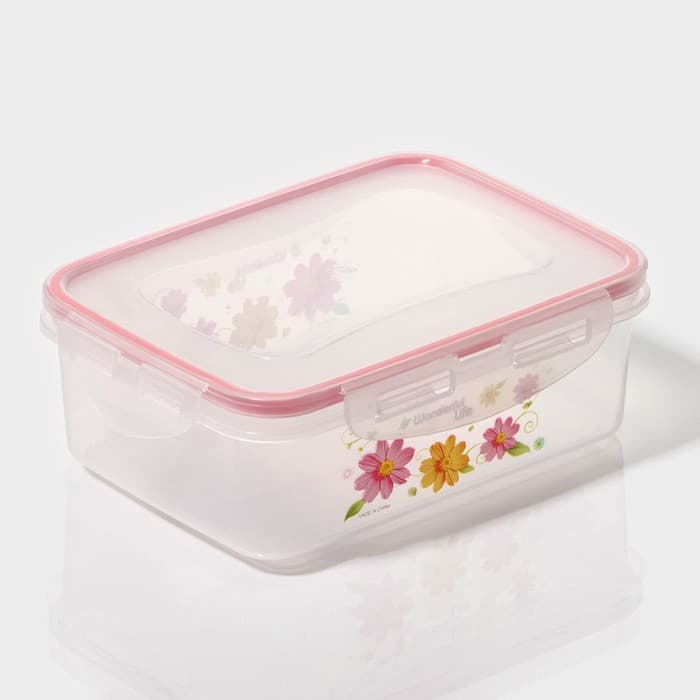 Набор контейнеров для еды «Полянка», пластик, 3 шт.: 150 мл, 300 мл, 500 мл, МИКС