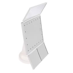 Зеркало Luazon KZ-07, подсветка, 30×18×7 см, 22 диода, 4хААА, (не в комплекте), белое