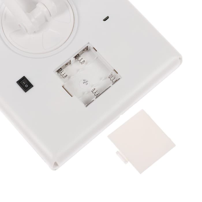 Зеркало Luazon KZ-07, подсветка, 30×18×7 см, 22 диода, 4хААА, (не в комплекте), белое