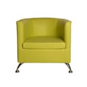 Кресло мягкое «Марс», 660×710×650 мм, экокожа, цвет лайм