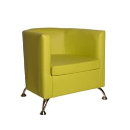 Кресло мягкое «Марс», 660×710×650 мм, экокожа, цвет лайм