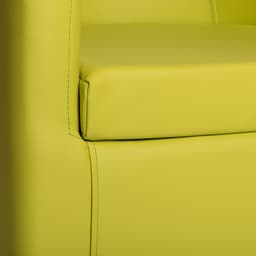 Кресло мягкое «Марс», 660×710×650 мм, экокожа, цвет лайм