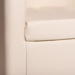 Кресло мягкое «Марс», 660×710×650 мм, экокожа, цвет белый глянец