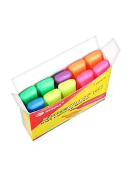 Маркер-текстовыделитель, скошенный наконечник, узел 5 мм, МИКС