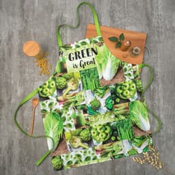 Фартук кухонный «Этель» GREEN, 70×60 см, 100% хлопок, саржа 190 г/м²