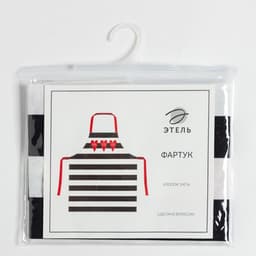 Фартук кухонный «Этель: Живи. Готовь. Люби.», 70×60 см, 100% хлопок, саржа 190 г/м²