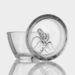 Сахарница «Яблоко», 300 мл, 10×11 см, стекло