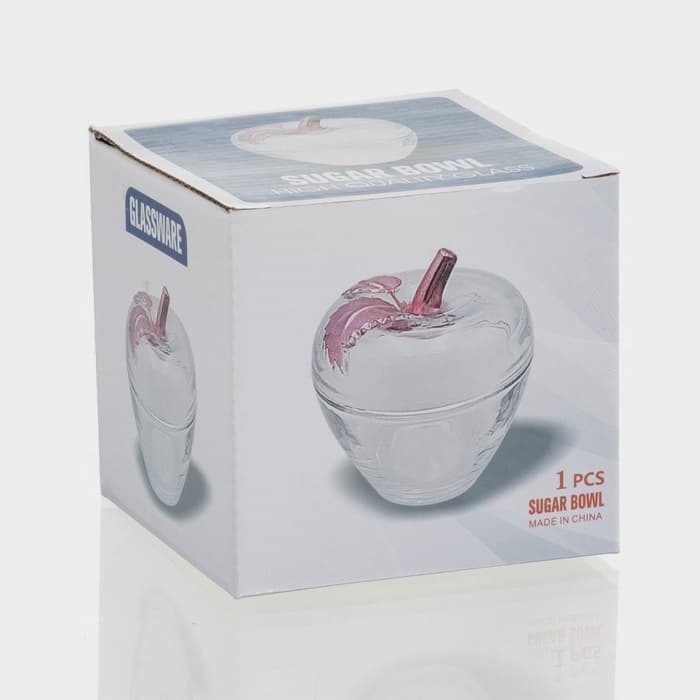 Сахарница «Яблоко», 300 мл, 10×11 см, стекло